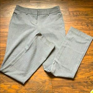 Women’s Express Gray Plaid Editor Pants
